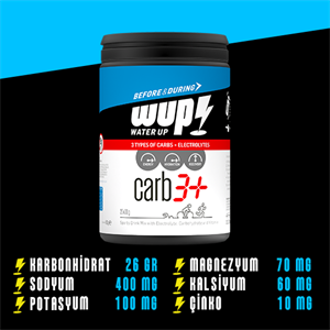 WUP Carb3+ Toz Sporcu Besini Karbonhidrat